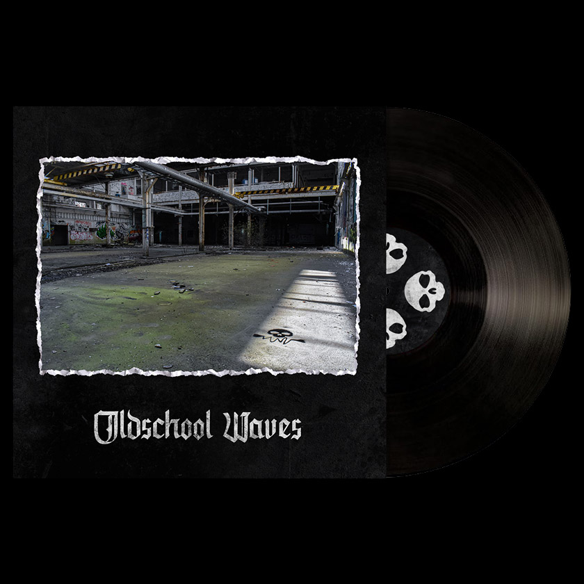 Mockup vinyl 1 Oldschool Waves