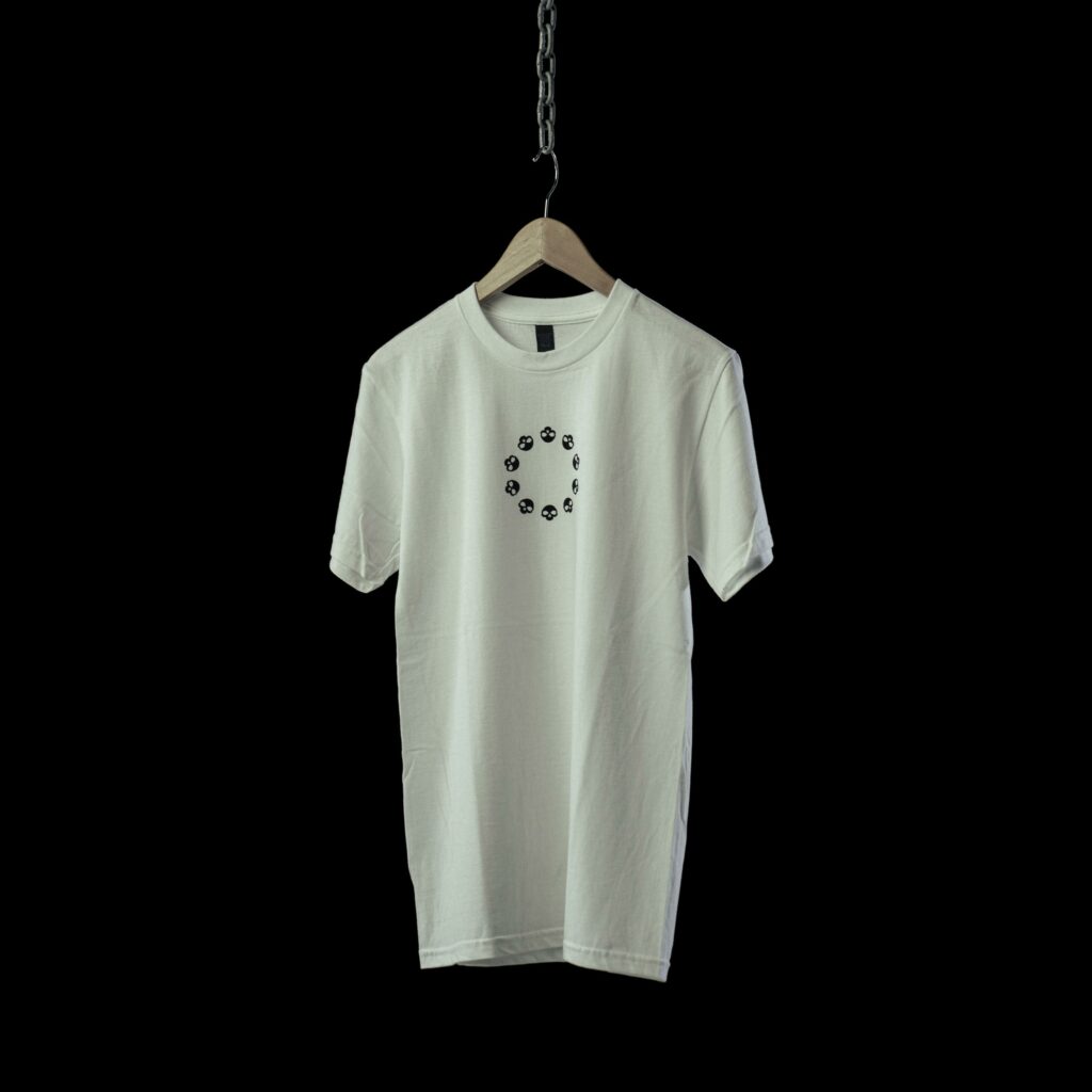 Oldschool Waves Shooting -packshot tee shirt cercle vu de face