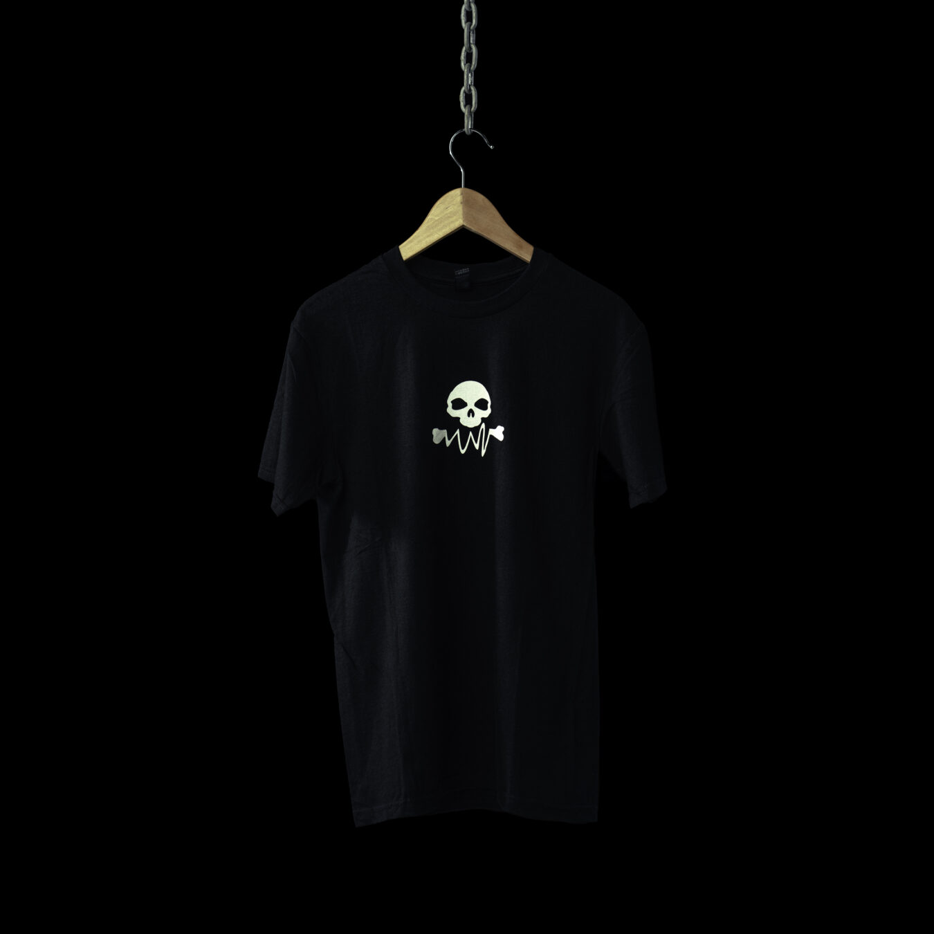 Oldschool Waves Shooting -packshot tee shirt classic de face