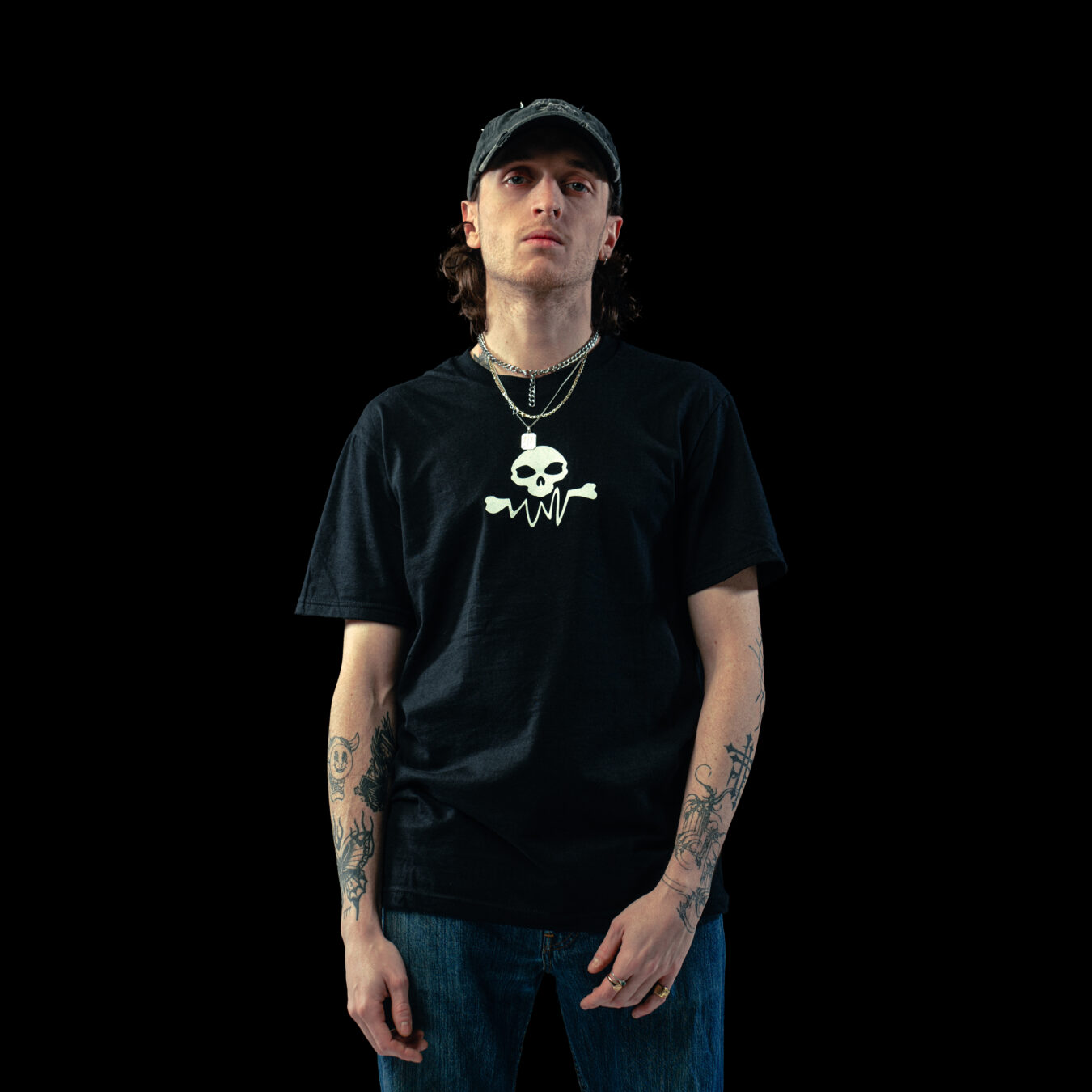 Oldschool Waves Shooting -packshot tee shirt classic modèle de face